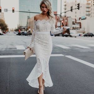Trumpet Lace Dress